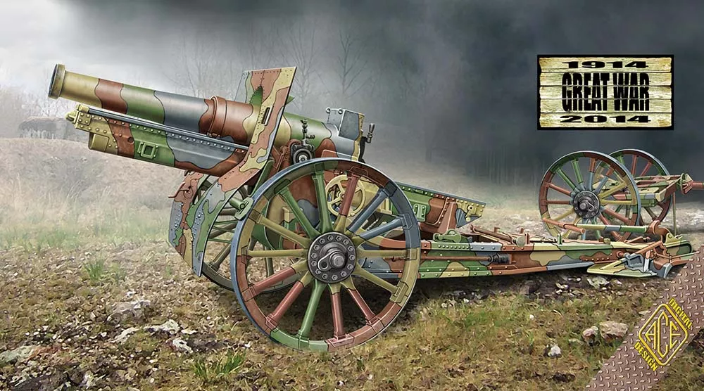 ACE - Cannon de 155 C m.1917 (wooden wheels) 
